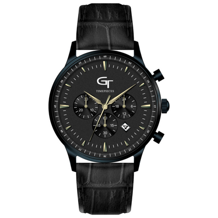 Chronograph mit Lederarmband