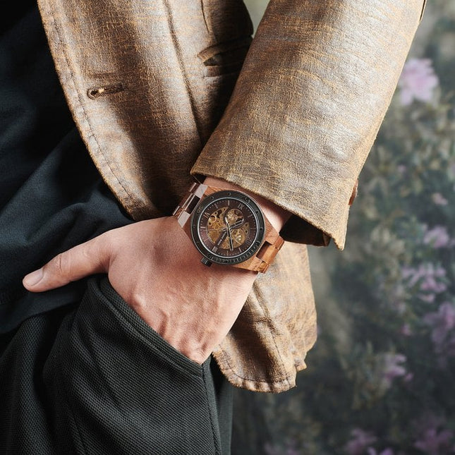 Koa Tigerwood aus Walnussholz & Edelstahl