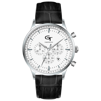 Chronograph mit Lederarmband
