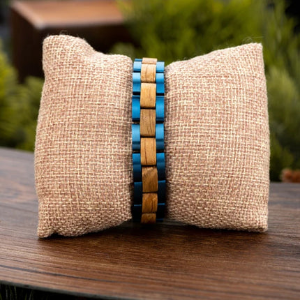 Armband aus Holz - Blaue Kiefer