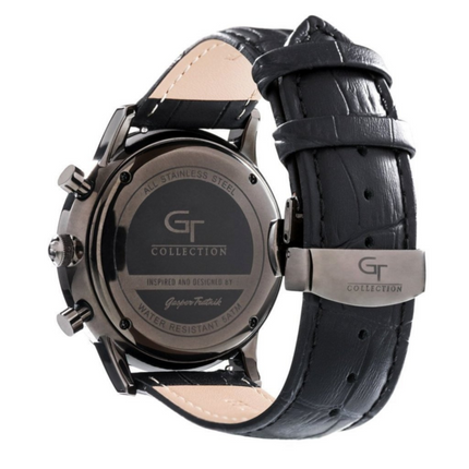 Chronograph mit Lederarmband