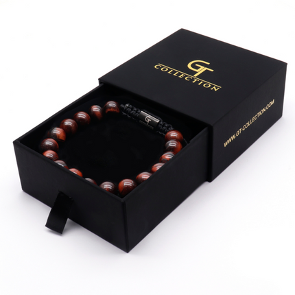 Perlenarmband aus rotem Tigerauge