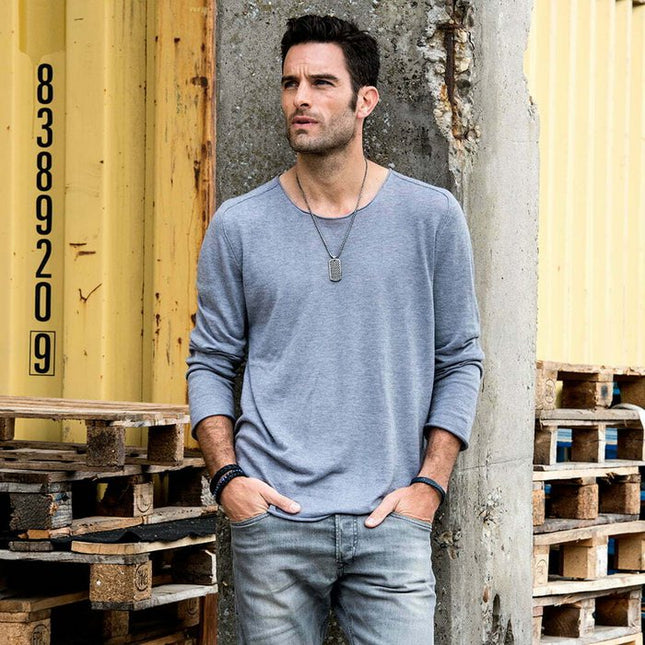 Kreuz Dog Tag Anhänger Halskette