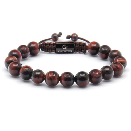 Perlenarmband aus rotem Tigerauge