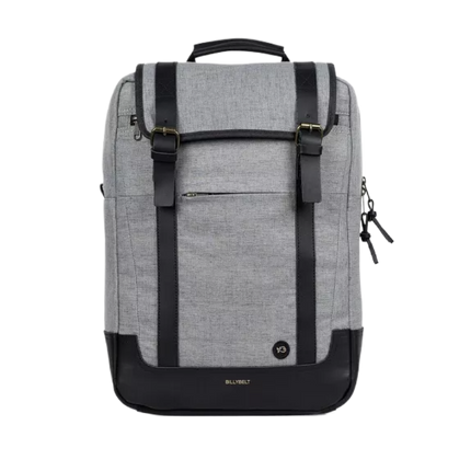 Rucksack aus wasserabweisender Baumwolle in Heather Grey