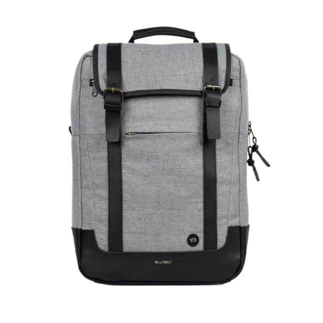 Rucksack aus wasserabweisender Baumwolle in Heather Grey