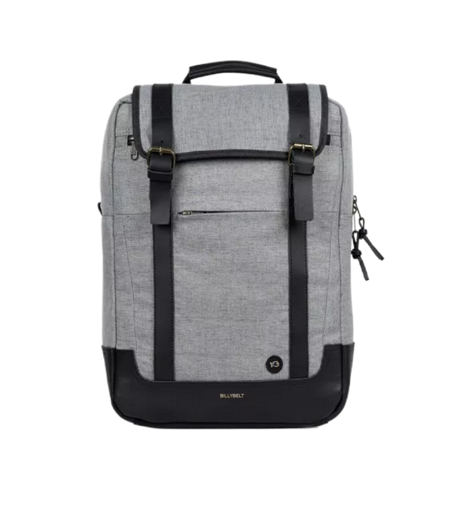 Rucksack aus wasserabweisender Baumwolle in Heather Grey