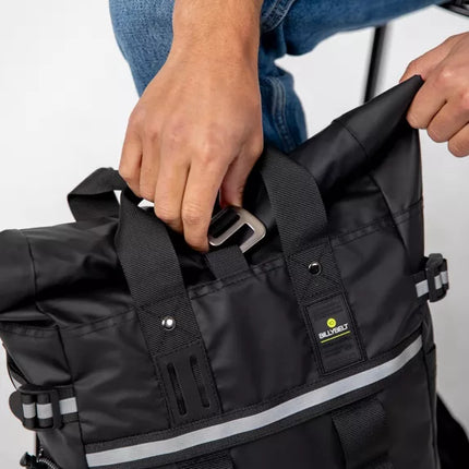 Rolltop-Rucksack – Schwarz