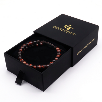 TIGERAUGE Doppelperlenarmband