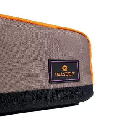 Kulturbeutel Orange taupe
