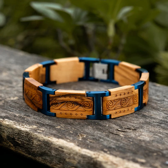Herrenarmband aus Holz - Mango