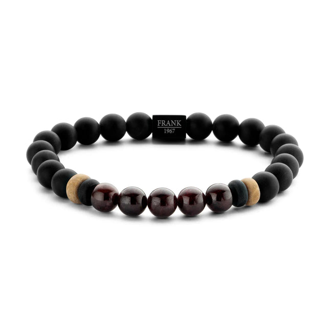 Chunky Naturstein Perlen Armband
