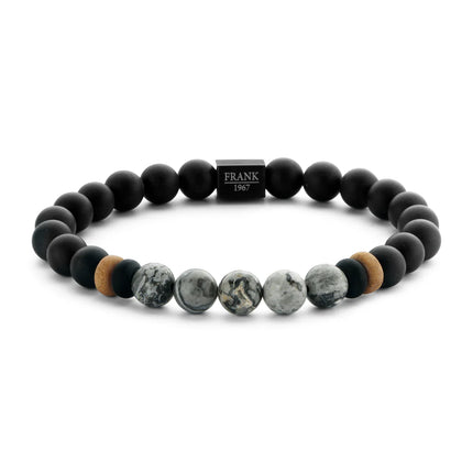Chunky Naturstein Perlen Armband