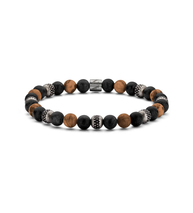 Perlenarmband aus Naturstein