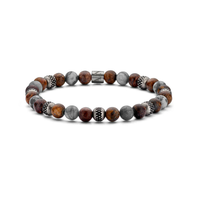 Naturstein Mix Perlen Armband
