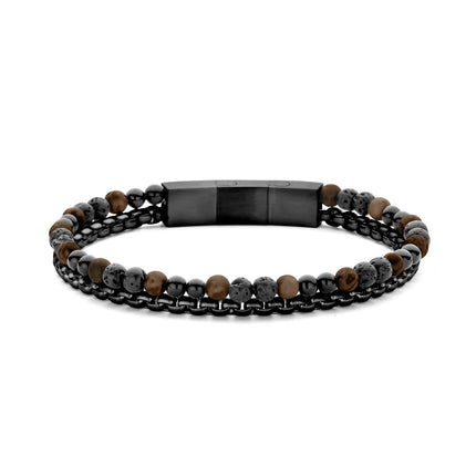 Perlen mit Box Chain Armband