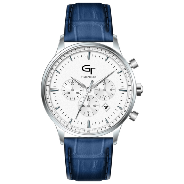 Chronograph mit Lederarmband