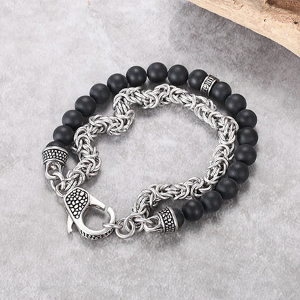 Wickelarmband mit Steinen