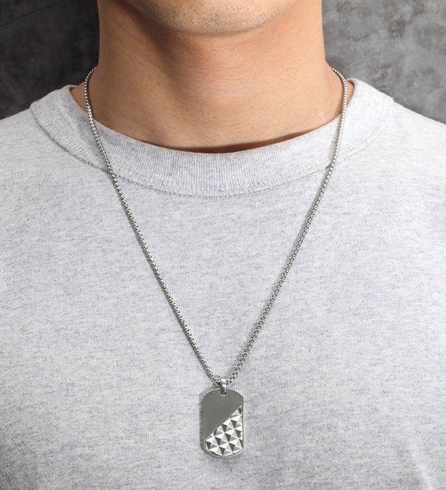 Hundemarke Halskette Pyramide