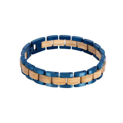 Armband aus Holz - Blaue Kiefer