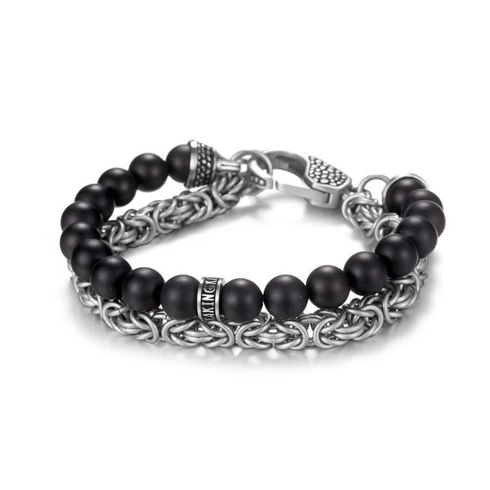 Wickelarmband mit Steinen
