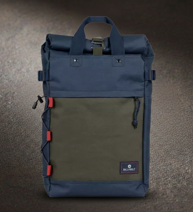 BILLYBELT ECO-ROLL 30L | Ultraleichter Rolltop-Rucksack aus Recycling-Gewebe