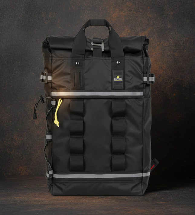 BILLYBELT ECO-ROLL 30L | Ultraleichter Rolltop-Rucksack aus Recycling-Gewebe