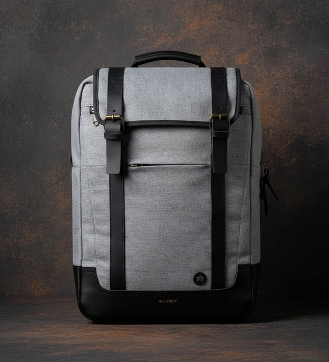 BILLYBELT HERITAGE 16L | Wasserabweisender Business-Rucksack mit Rindsleder