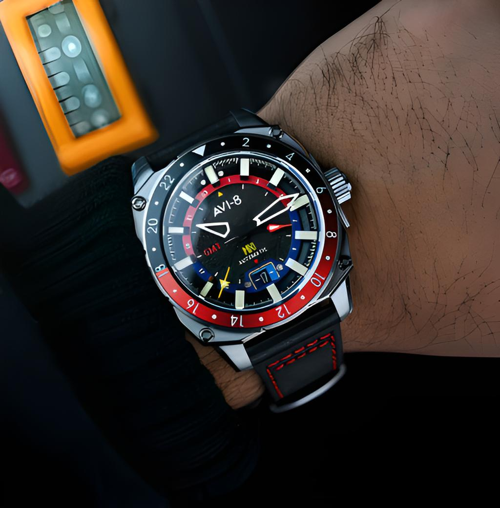 AVI-8 – HAWKER HUNTER ATLAS GMT AUTOMATIC
