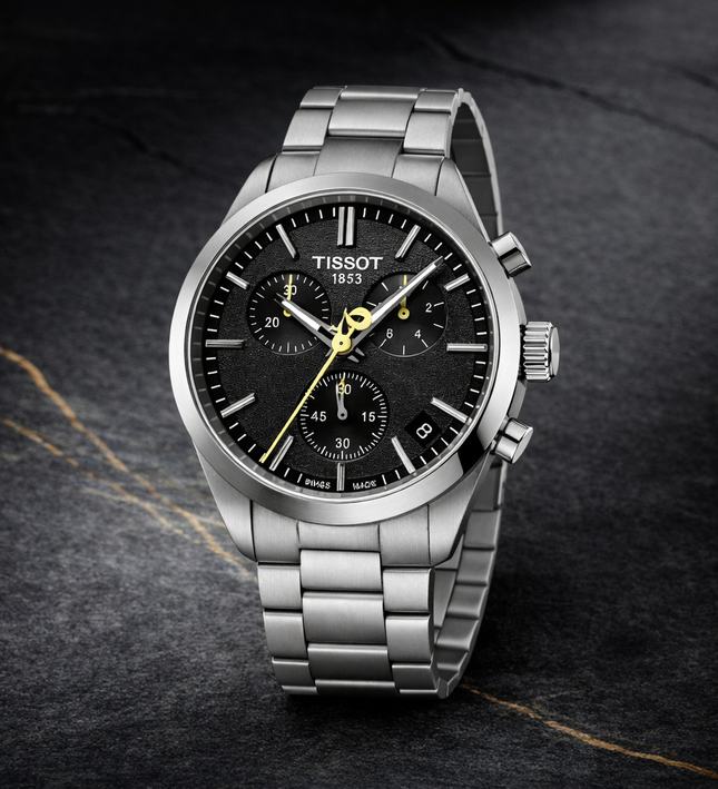 TISSOT PR 100 Chronograph Classic Black Dial