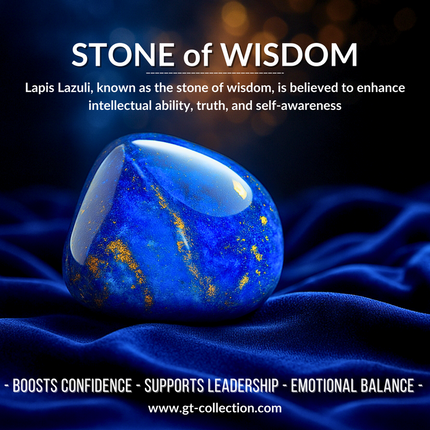 Flaches LAPIS LAZULI-Perlenarmband