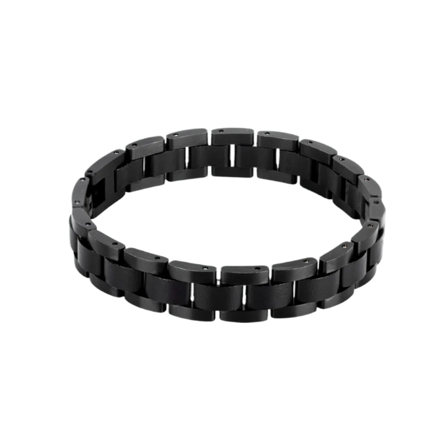 Herrenarmband aus Holz - Schwarze Kiefer