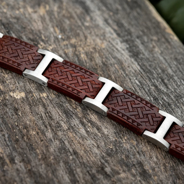 Herrenarmband aus Holz - Platane