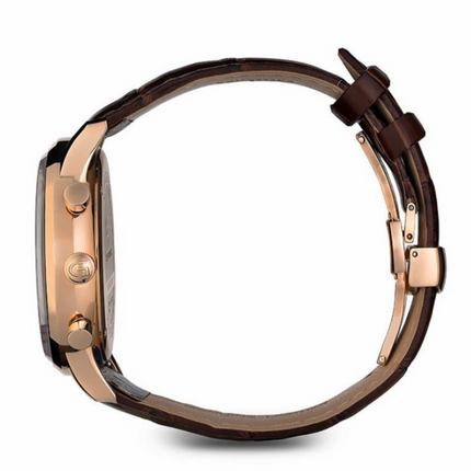 Chronograph mit Lederarmband