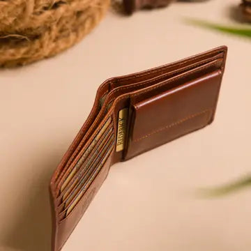 Redbrick Cognac Bifold Lederbrieftasche
