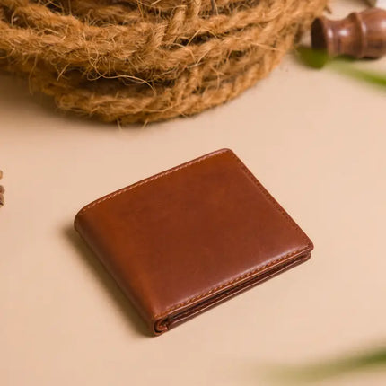 Redbrick Cognac Bifold Lederbrieftasche