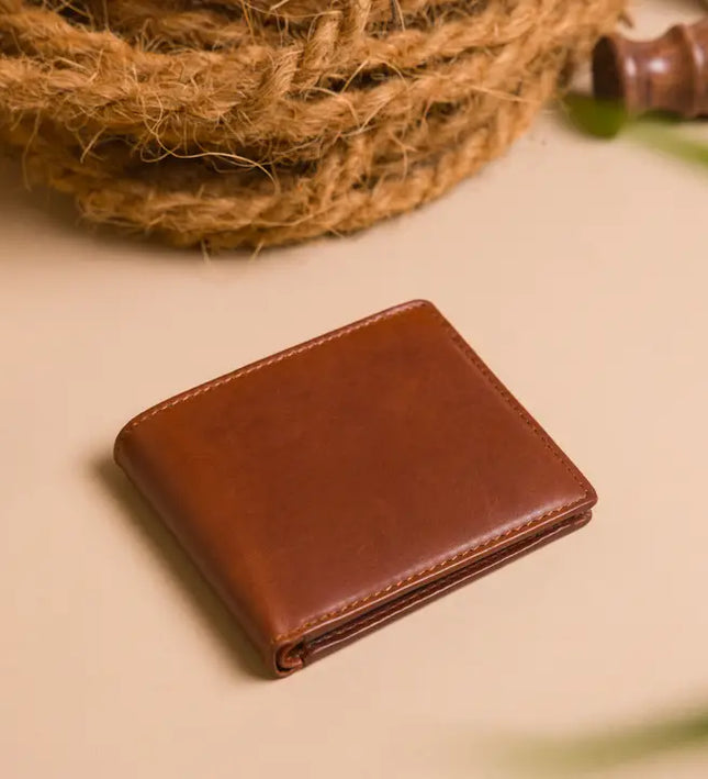 Redbrick Cognac Bifold Lederbrieftasche