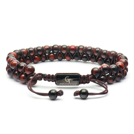 TIGERAUGE Doppelperlenarmband