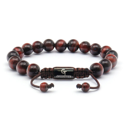 Perlenarmband aus rotem Tigerauge