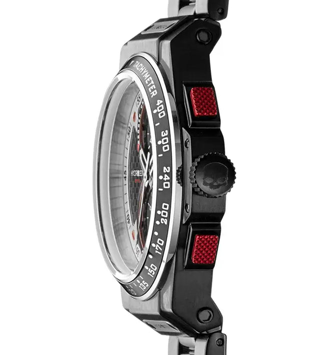 Otto Chrono ganz Schwarzes Armband